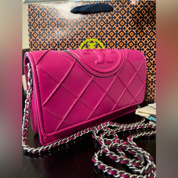 NEW Tory Burch Fleming Soft Chain Braided Crossbody Bag - Picture 5 of 14